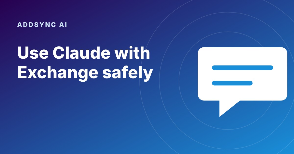 How to Use Claude With Exchange Server Safely