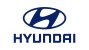Hyundai logo: blue oval emblem with a stylized H above the word HYUNDAI