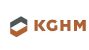 KGHM logo: hexagonal emblem in dark gray and orange beside the orange 'KGHM' wordmark.